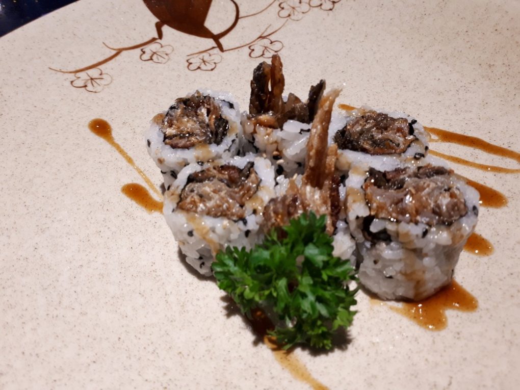 Grilled Salmon Skin Roll